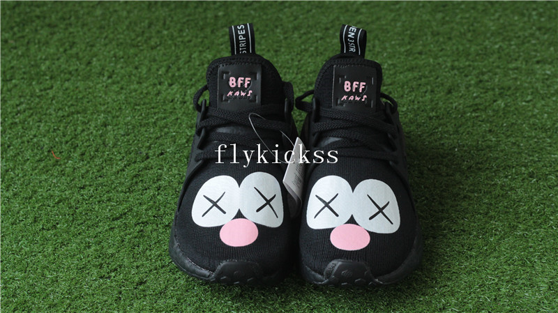 Kaws BFF X Real Boost Adidas NMD XR1 W Black